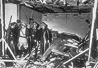 Kwatera główna Hitlera po zamachu Stauffenberga /Encyklopedia Internautica