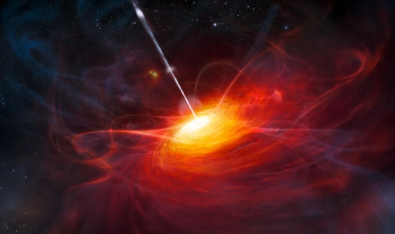 Kwazary - tajemnicze obiekty na skraju wszechświata potwierdzają istnienie wielkiej sieci /NASA