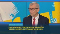 Kwiatkowski w "Graffiti": Morawiecki chciałby oddać władzę tak, żeby jak najmniej oddać