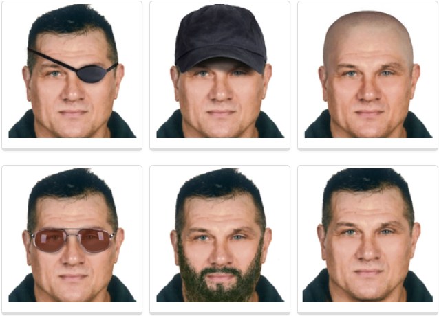 KWP Wrocław: Z uwagi na to, że poszukiwany ukrywając się może zmieniać swój wygląd, przedstawiamy kilka jego wariantów /Policja