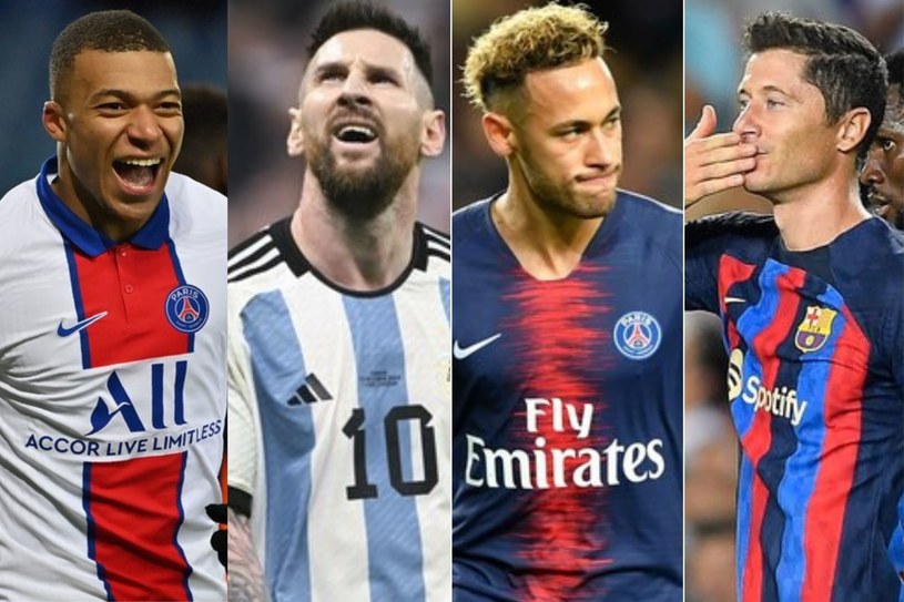 Kylian Mbappé, Leo Messi, Neymar i Robert Lewandowski - oto najbogatsi piłkarze /AFP