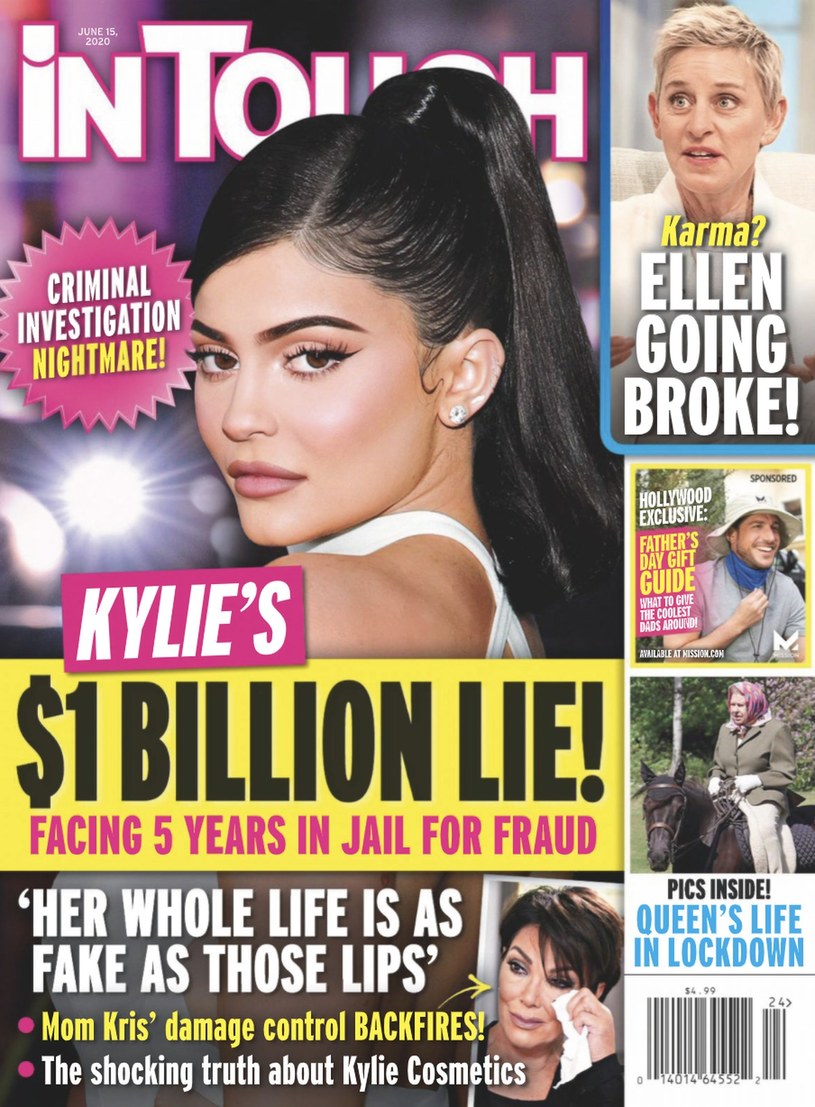Kylie Jenner grozi 5 lat więzienia za oszustwo - donosi "In Touch" /materiał zewnętrzny