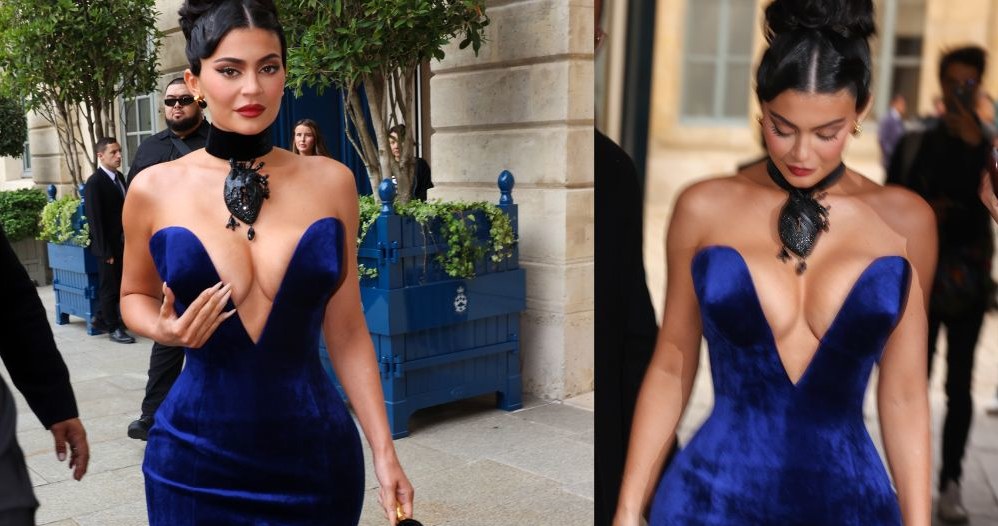 Kylie Jenner w odważnej kreacji na Paryskim Tygodniu Mody /Pierre Suu/GC Images /Getty Images