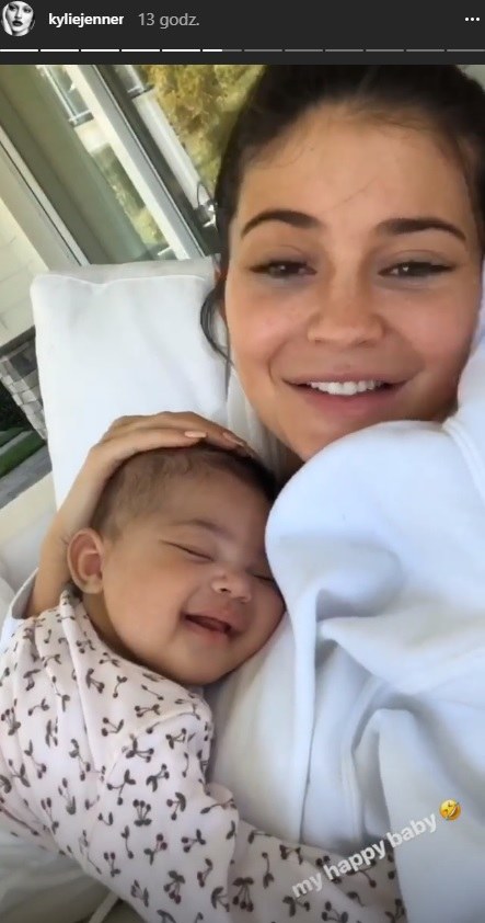 Kylie Jenner z córką Stormi /Instagram /materiał zewnętrzny