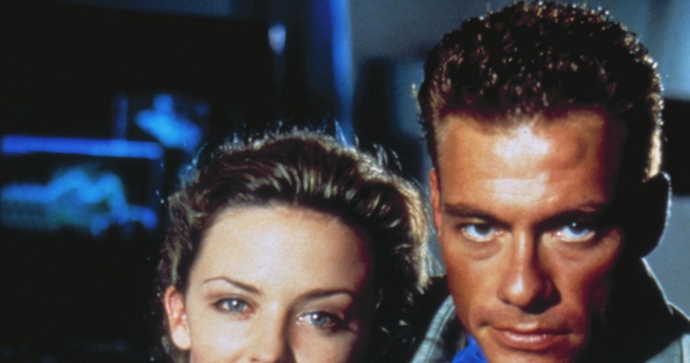 Kylie Minogue i Jean-Claude Van Damme na planie filmu "Street Fighter" /AKPA