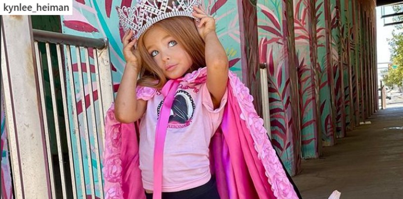 Kynlee Heiman ma zaledwie 5 lat, a w ciągu roku zdobyła aż 22 tytuły w przeróżnych konkursach piękności /Instagram