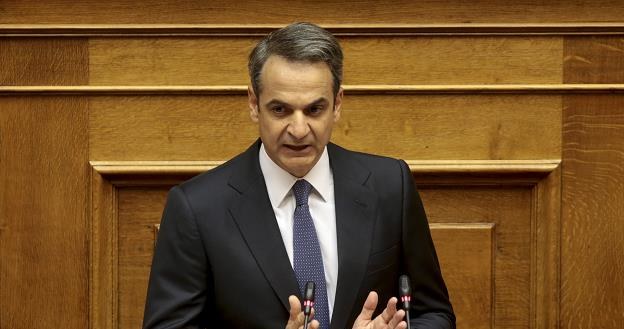 Kyriakos Micotakis, premier Grecji /EPA