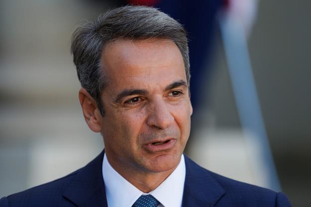 Kyriakos Micotakis, premier Grecji /AFP