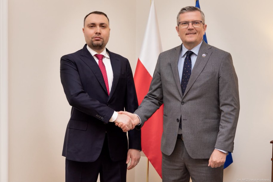 Kyryło Budanow i Marcin Bosacki /MSZ /