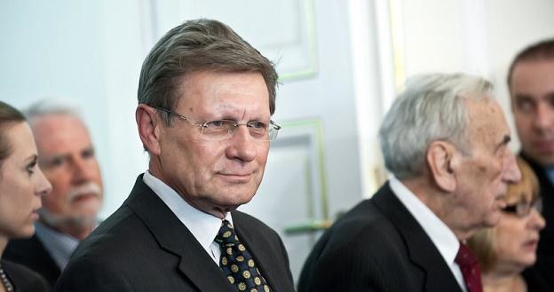 L Balcerowicz w czasie debaty nad rządowym projektem zmian w systemie emerytalnym,fot. Bartosz Krupa /Agencja SE/East News