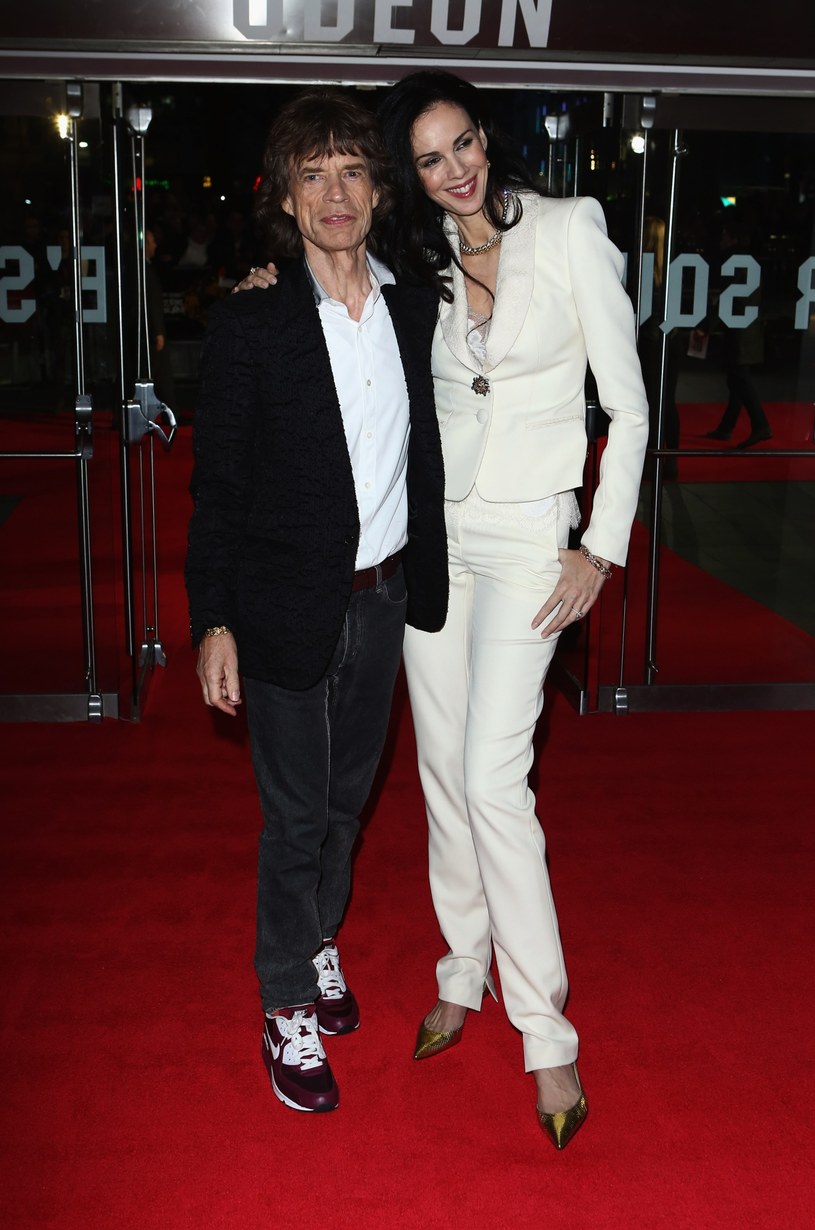 L'Wren Scott i Mick Jagger /Tim Withby /Getty Images