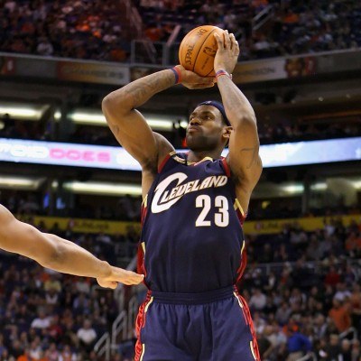 LaBron James - gwiazda zespołu Cleveland Cavaliers /AFP