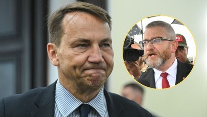 "Łachudra". Emocjonalny apel Sikorskiego po słowach Brauna