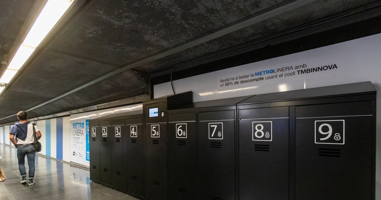 Łącznie ustawiono 9 szafek /Transports Metropolitans de Barcelona /materiały prasowe