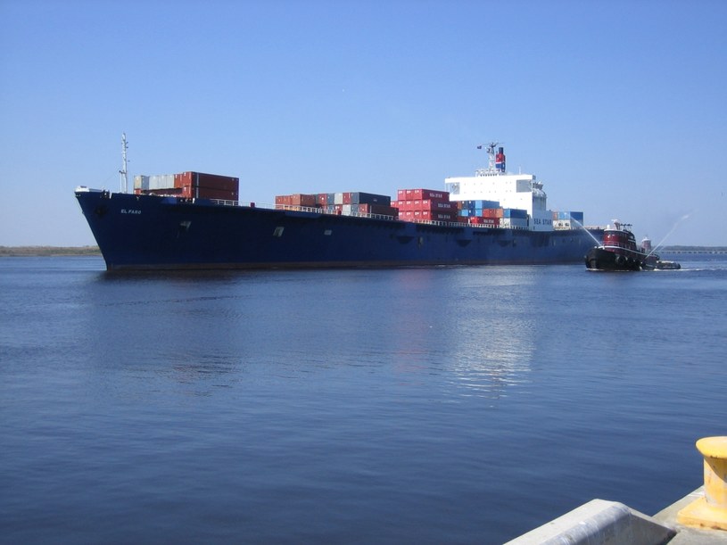 Łączność z kontenerowcem stracono 1 października 2015 roku /REUTERS/Tote Maritime /Agencja FORUM