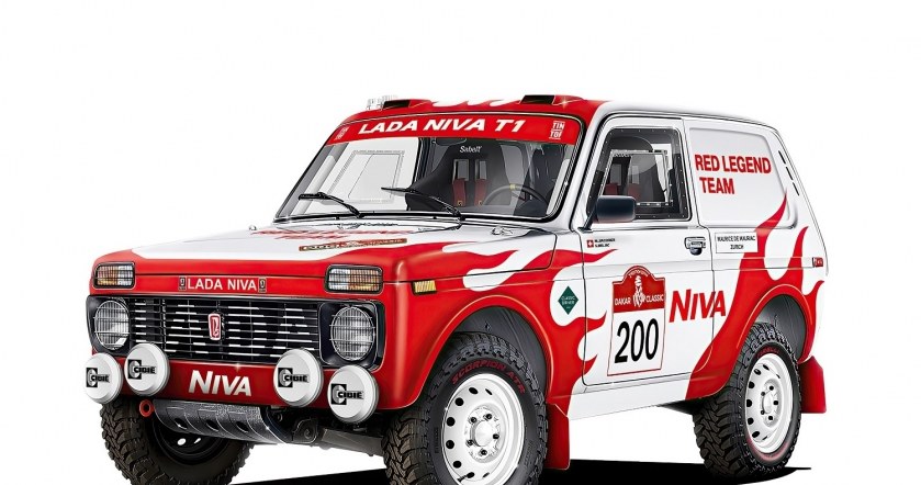 Łada Niva z 1984 roku w barwach NIVA RED LEGEND TEAM /Informacja prasowa