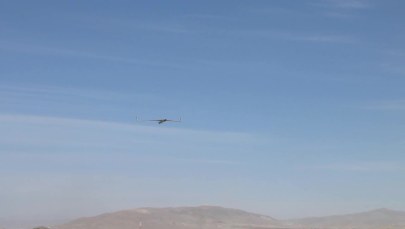 Lądowanie bezzałogowego samolotu ScanEagle