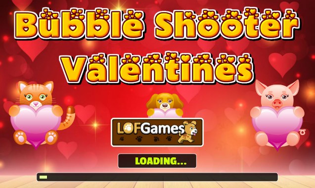 Ładowanie gry kulki Bubble Shooter Valentines