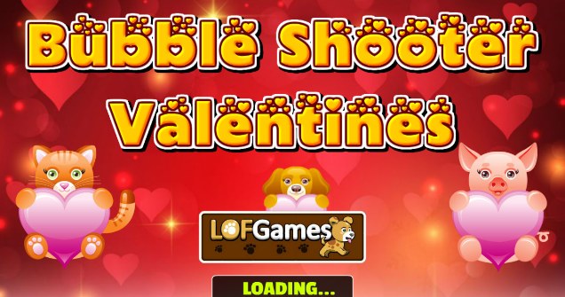 Ładowanie gry kulki Bubble Shooter Valentines