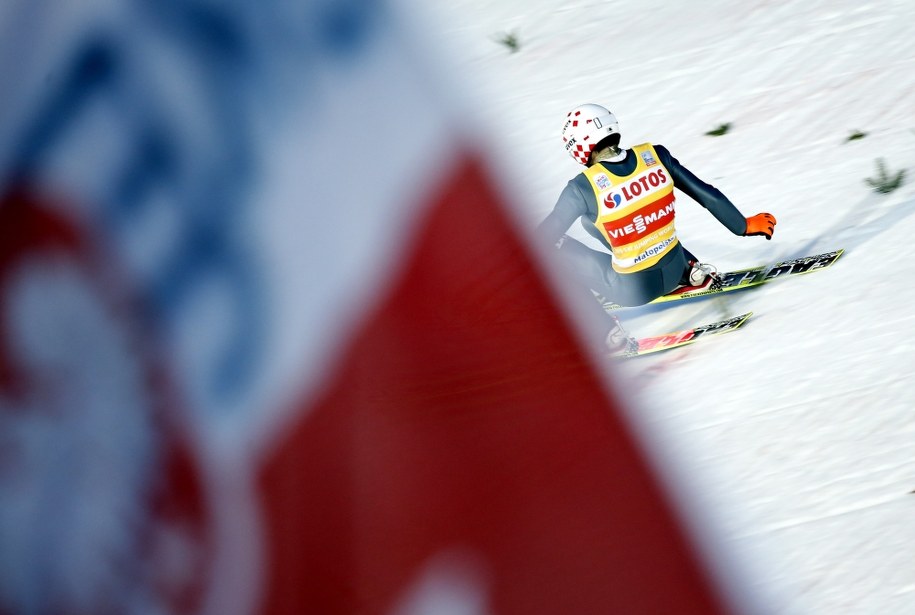 Lądowanie Kamila Stocha /Grzegorz Momot /PAP