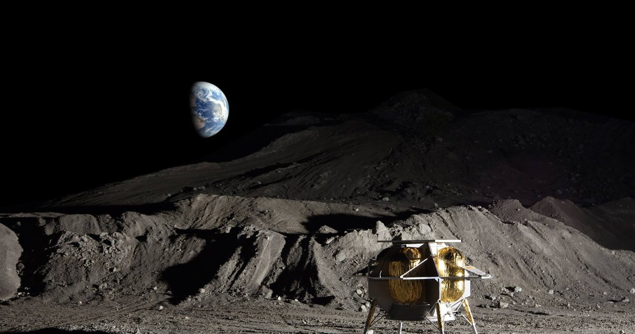 Lądownik Peregrine miał być pierwszym Amerykanów na Księżycu od ponad 50 lat. /Astrobotic /materiały prasowe