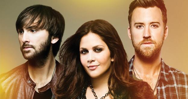 Lady Antebellum na okładce albumu "Golden" /