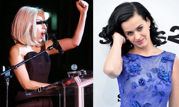 Lady Gaga czy Katy Perry? Po czyjej stronie opowie się masowa publiczność? /Getty Images/Flash Press Media