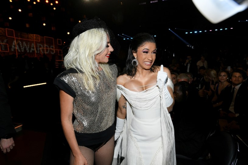 Lady Gaga i Cardi B podczas gali Grammy /Emma McIntyre /Getty Images