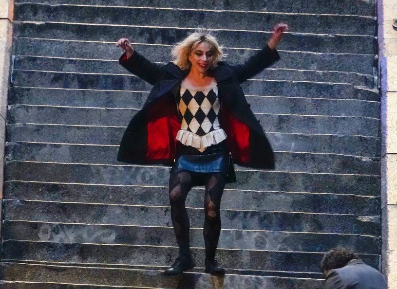 Lady Gaga na planie filmu "Joker: Folie à Deux" /Gotham / Contributor /Getty Images