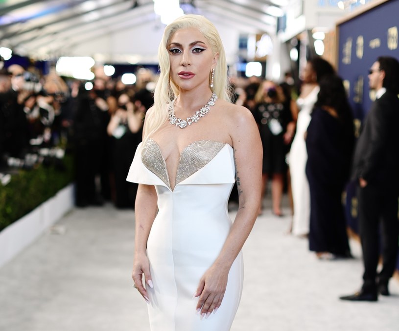 Lady Gaga na uroczystej gali /Dimitrios Kambouris/Getty Images for WarnerMedia /Getty Images