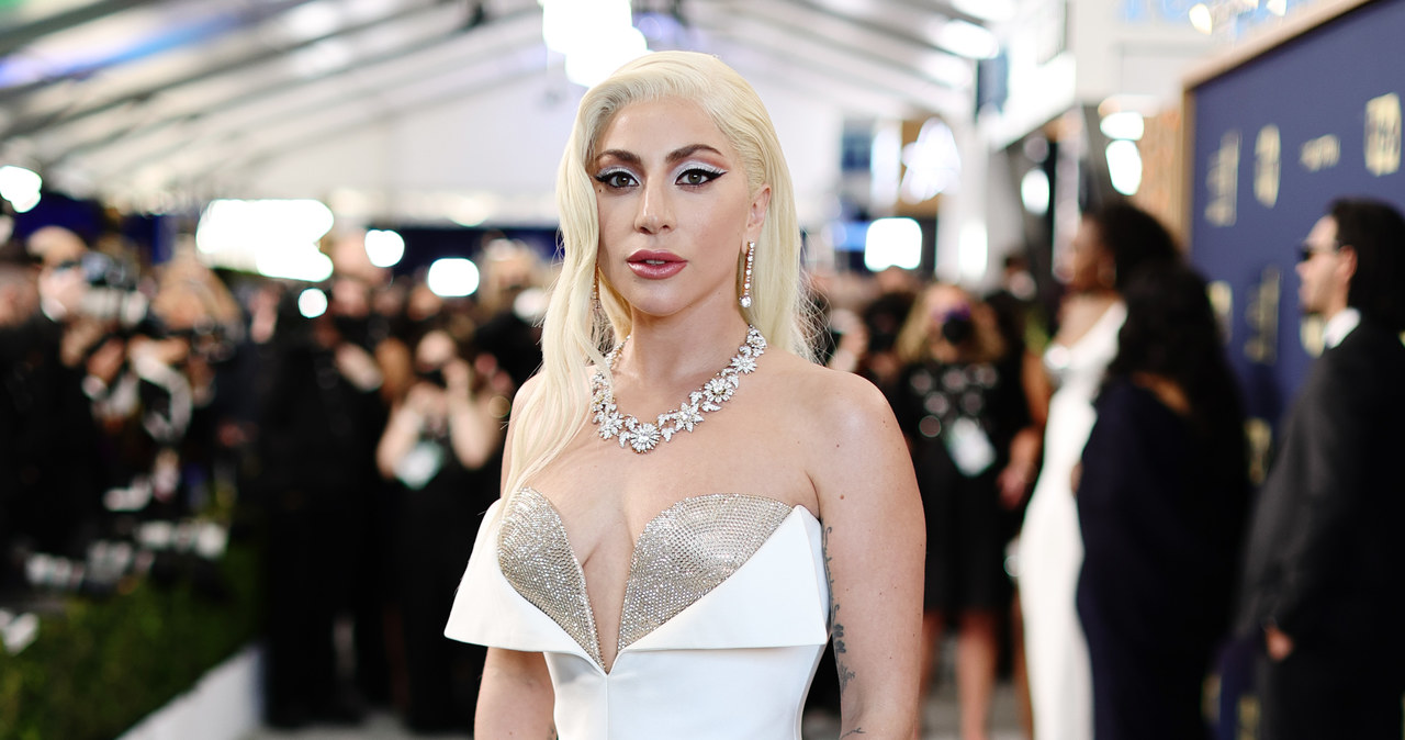 Lady Gaga na uroczystej gali /Dimitrios Kambouris/Getty Images for WarnerMedia /Getty Images