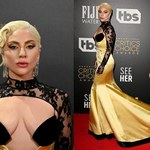 Lady Gaga promuje naturalny biust na Critics Choice Awards! Odważna!
