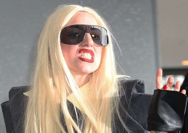 Lady GaGa tuż po obejrzeniu parodii klipu "Telephone" fot. Koichi Kamoshida /Getty Images/Flash Press Media