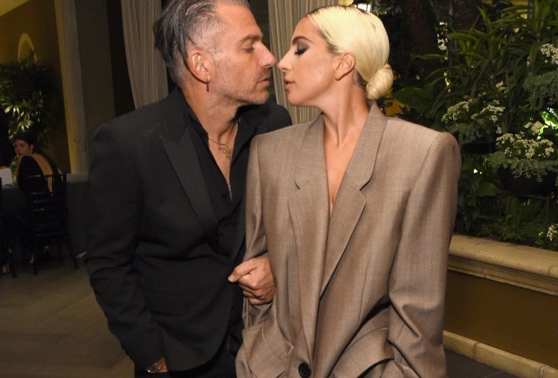 Lady Gaga z narzeczonym, Christianem Carino /Michael Kovac /Getty Images
