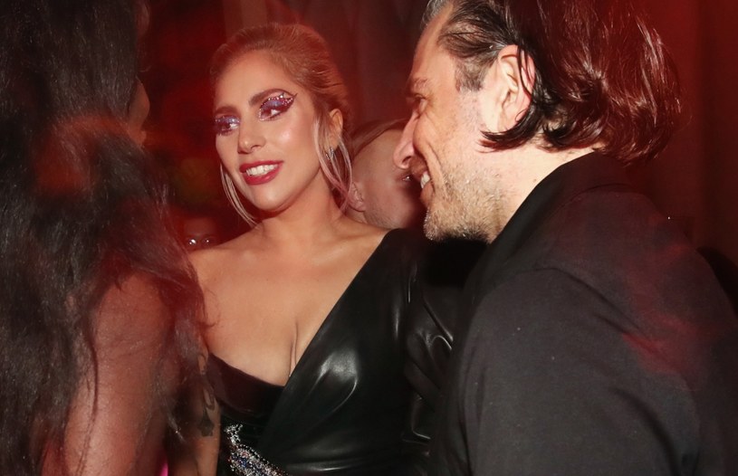 Lady Gaga z ukochanym /Christopher Polk /Getty Images