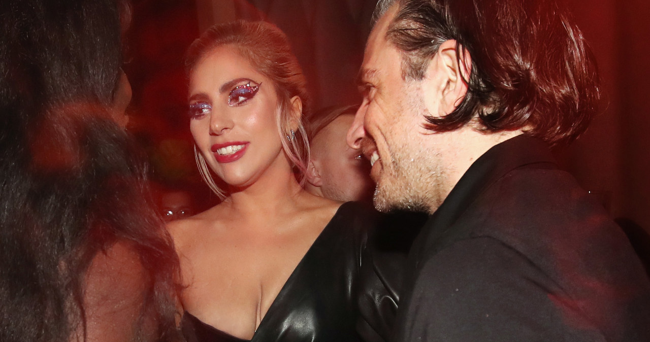 Lady Gaga z ukochanym /Christopher Polk /Getty Images