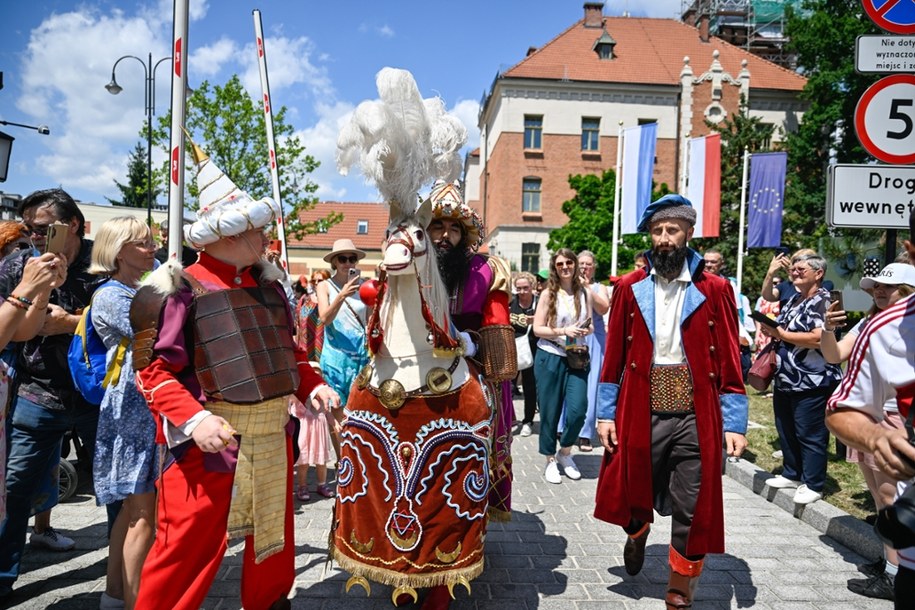 Lajkonik w Krakowie /Art Service /PAP