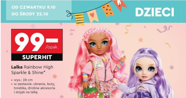 Lalka Rainbow High Sparkle & Shine - Nowość w Biedronce! /Biedronka /INTERIA.PL