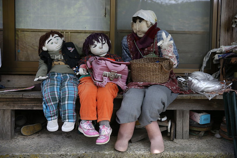 Lalki naturalnej wielkości, które zastępują zmarłych w miejscowości Nagoro /Carl Court / Staff /Getty Images