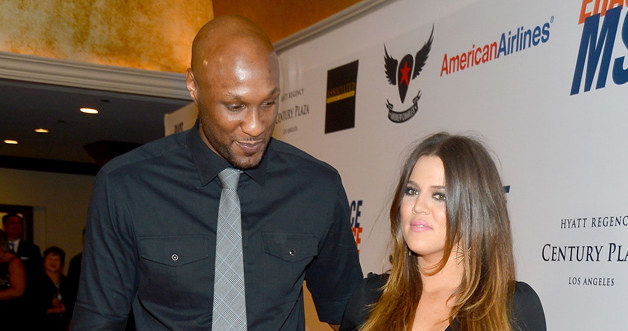 Lamar Odom i Khloe Kardashian /Frazer Harrison /Getty Images