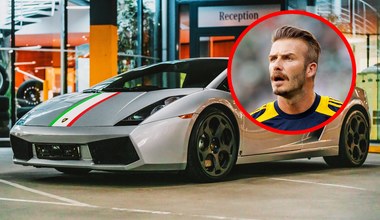 Lamborghini Davida Beckhama trafi na sprzedaż. Kibice mogą kojarzyć ten model