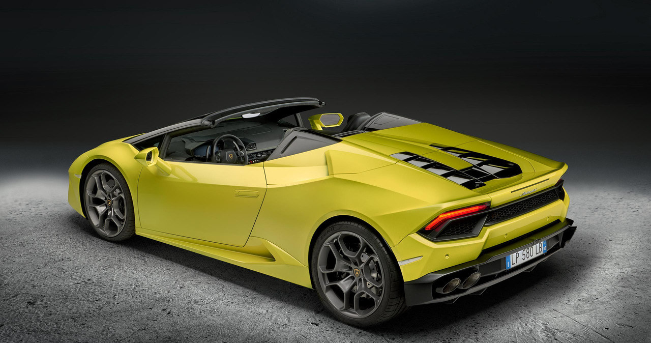 Lamborghini Huracan LP 580-2 Spyder /Informacja prasowa