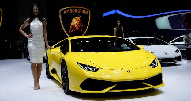 Lamborghini Huracan LP 610-4 podczas targów w Genewie /Newspress