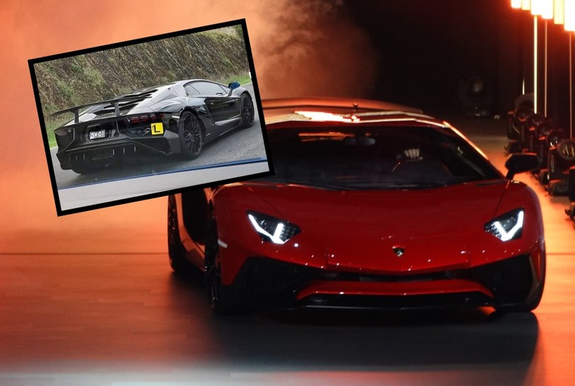 Lamborghini jako samochód do nauki jazdy. Ten widok wywołał burzę /Getty Images