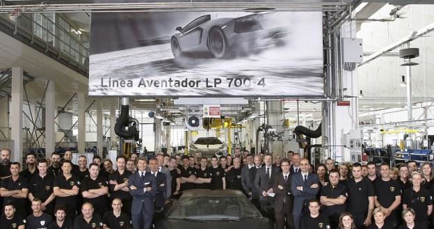 Lamborghini wyprodukowało dwutysięcznego Aventadora /Informacja prasowa