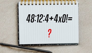 Łamigłówka z silnią. Nie każdy sobie poradzi – myślisz, że dasz radę?