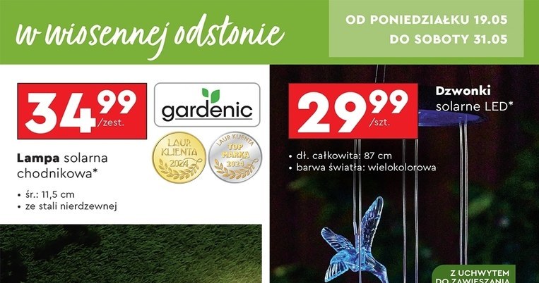 Lampy solarne w Biedronce /Biedronka /INTERIA.PL