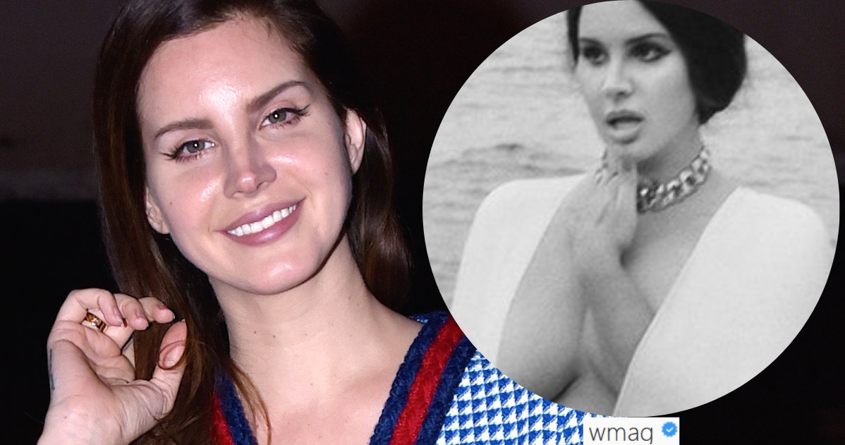 Lana Del Rey w samym prześcieradle w "W Magazine" Foto: IG @wmag/ /Robert Kamau/GC Images /Getty Images