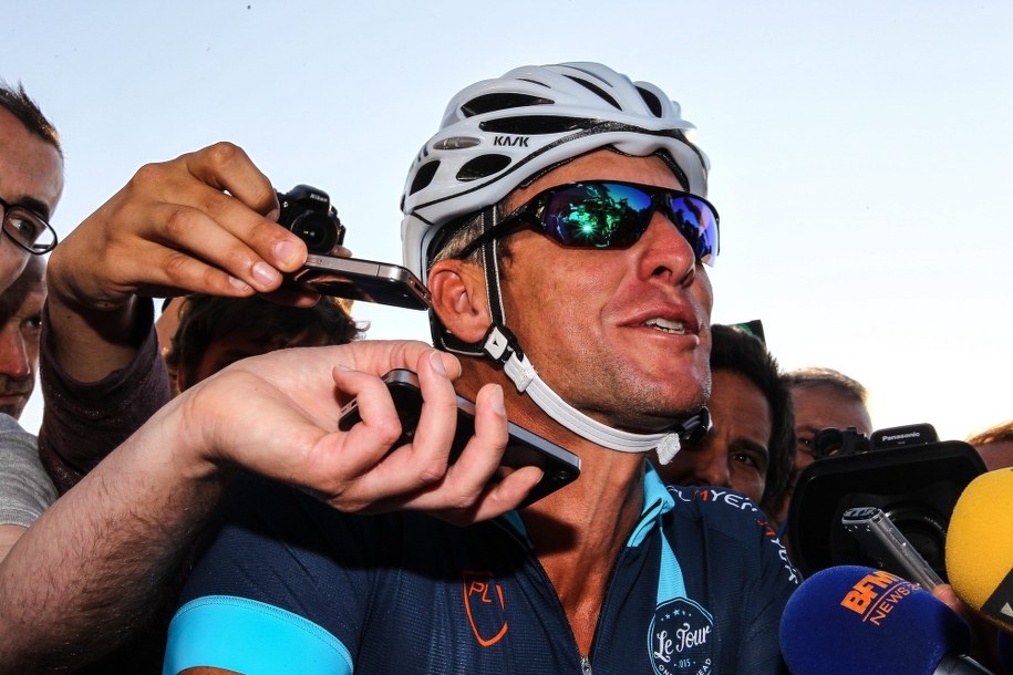 Lance Armstrong /FREDERIC SCHREIBER /PAP/EPA