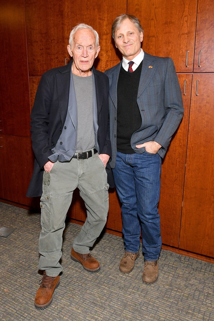 Lance Henriksen i Viggo Mortensen na pokazie filmu "Jeszcze jest czas" na Sundance Film Festival (2020) /Dia Dipasupil /Getty Images